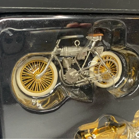 2003 Harley Davidson Hallmark 100th Anniversary Edition Ornaments With Box - Picture 3 of 7